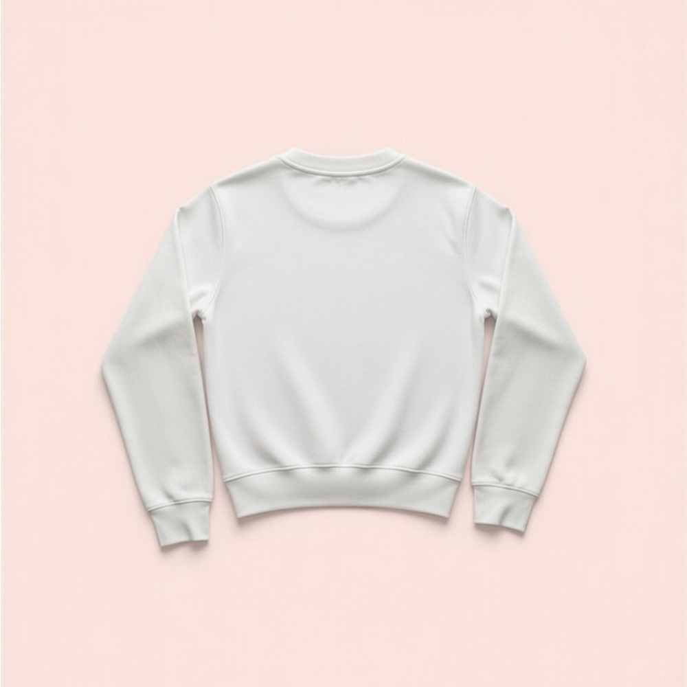 Moschino Teddy Bear White Sweatshirt Women’s Size 4 100% Cotton - Picture 3 of 6